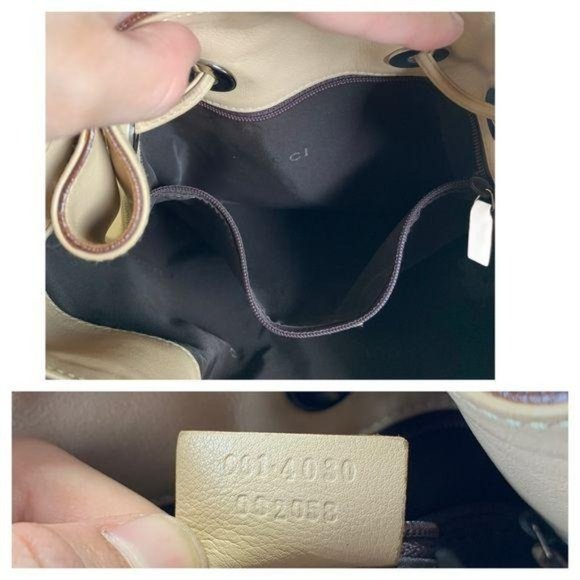 Authentic GUCCI elegant Tan Leather Shoulder Bag. EUC - Picture 11 of 15